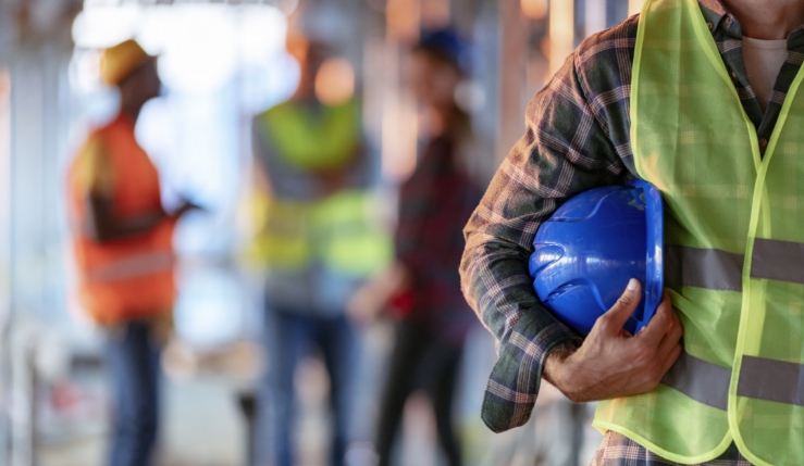 Man in construction attire